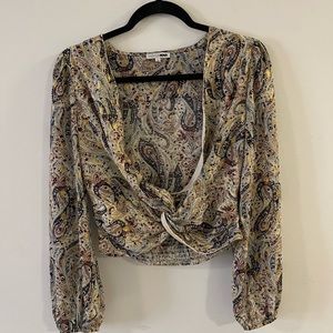 Patterned Blouse (only worn once) Also cropped